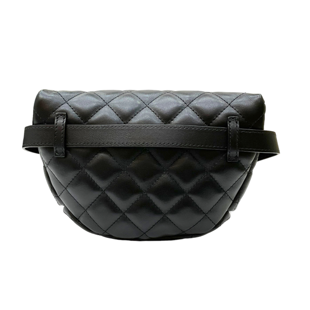 Chanel Waist Bag Silver Hardware Body Bag Black - Picture 2 of 8